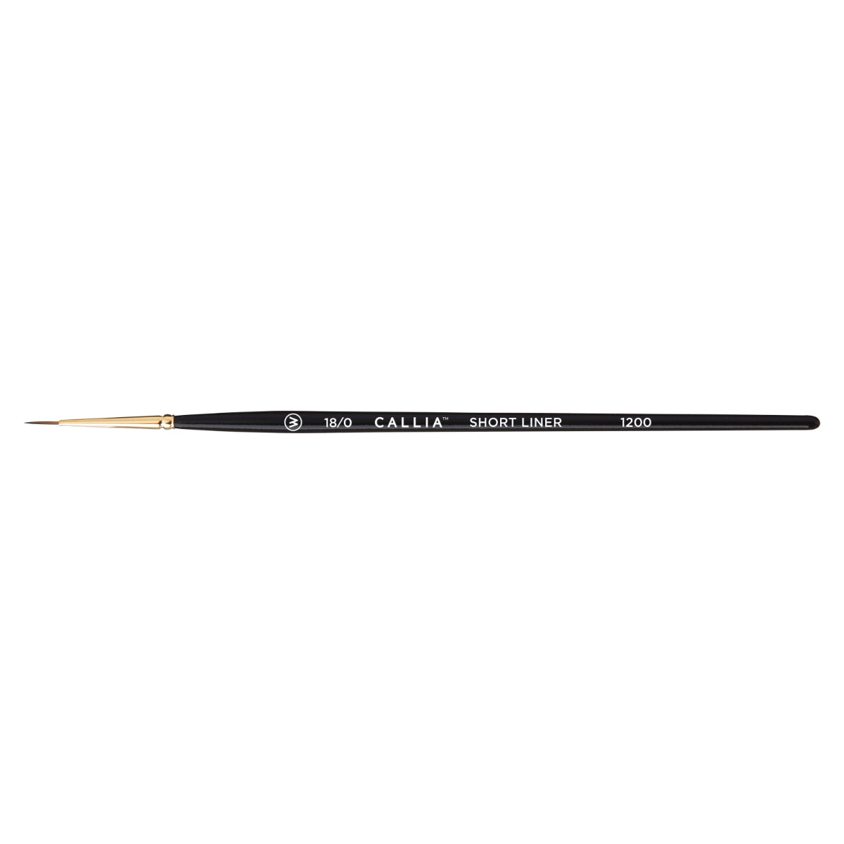 Callia Short Liner Golden Taklon Short Handle Brush