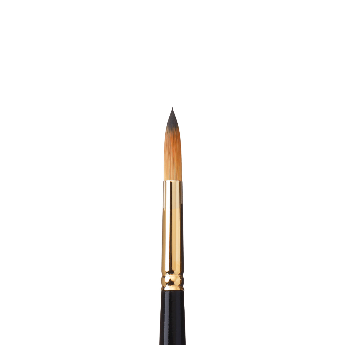 Callia Round Golden Taklon Short Handle Brush