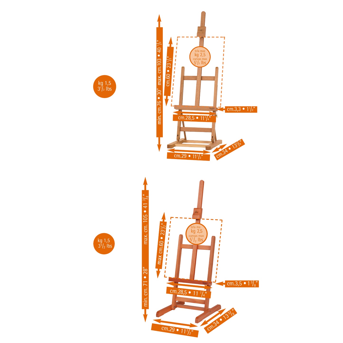 Mabef Table Easel