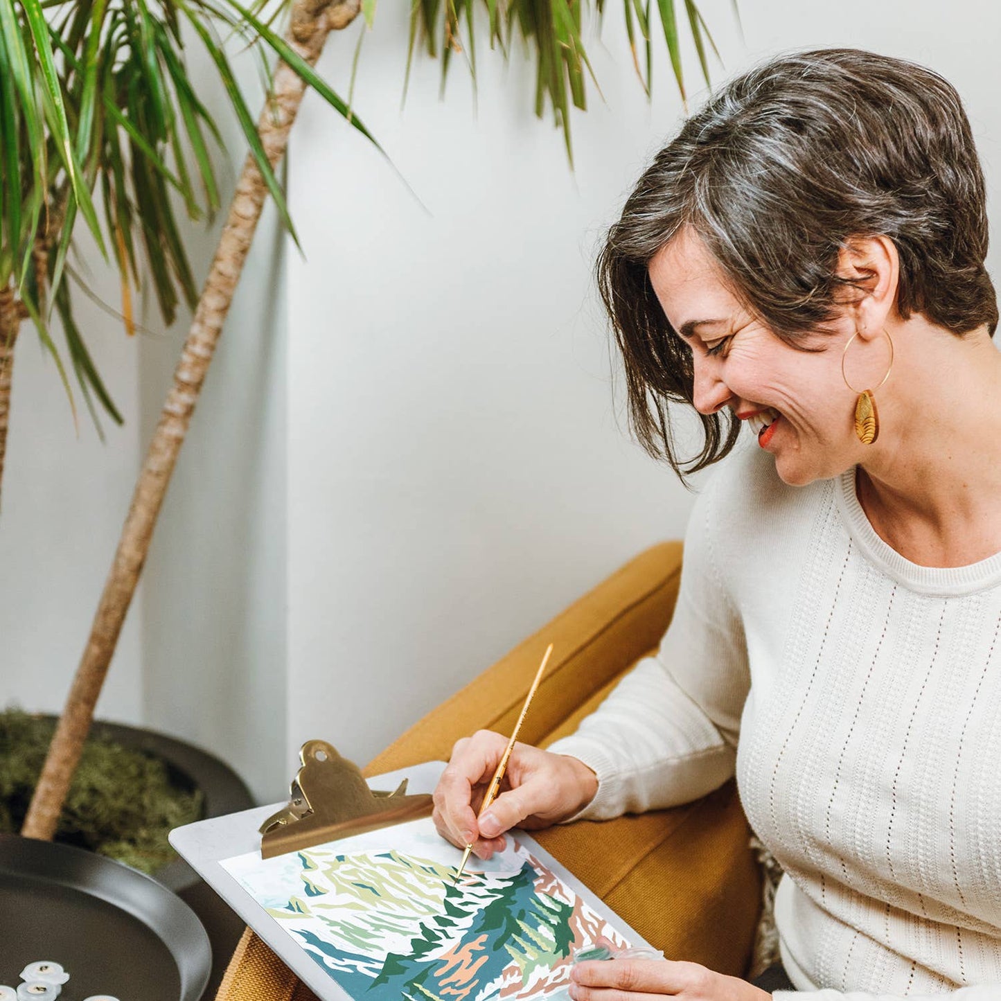 Mountainscape Paint-by-Number Kit