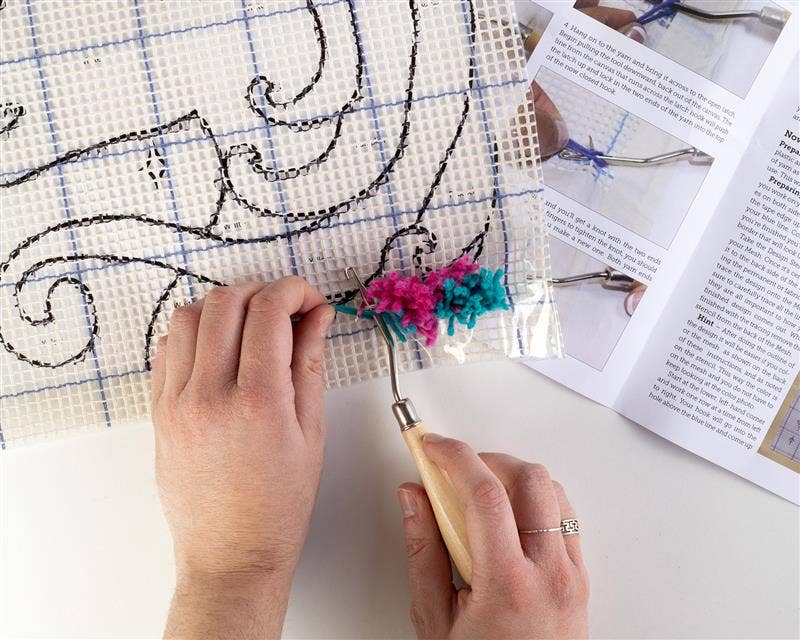 Butterfly Latch Hooking Kit