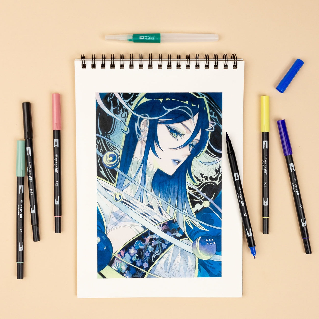 Tombow Dual Brush Pen Manga Sets