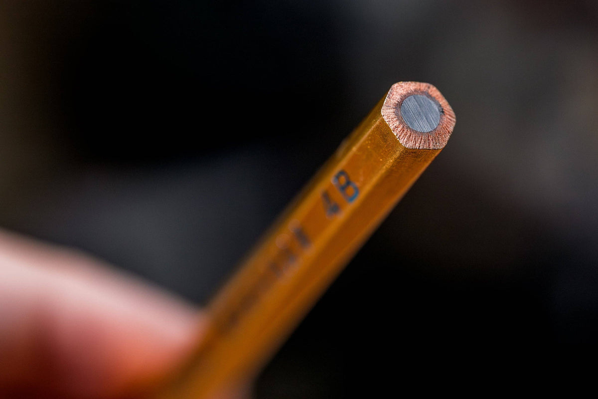 Eyeball Pencil Co. Calligraphy Pencil, 4B Gold