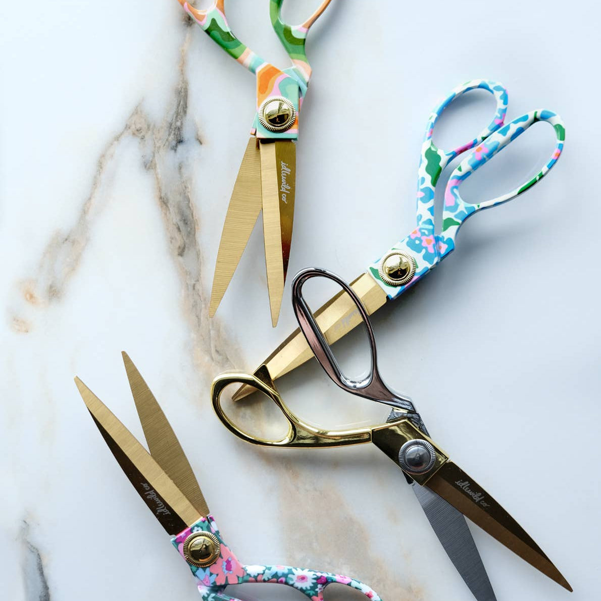 Idlewild Co. Designer Scissors | Trippy Daisies