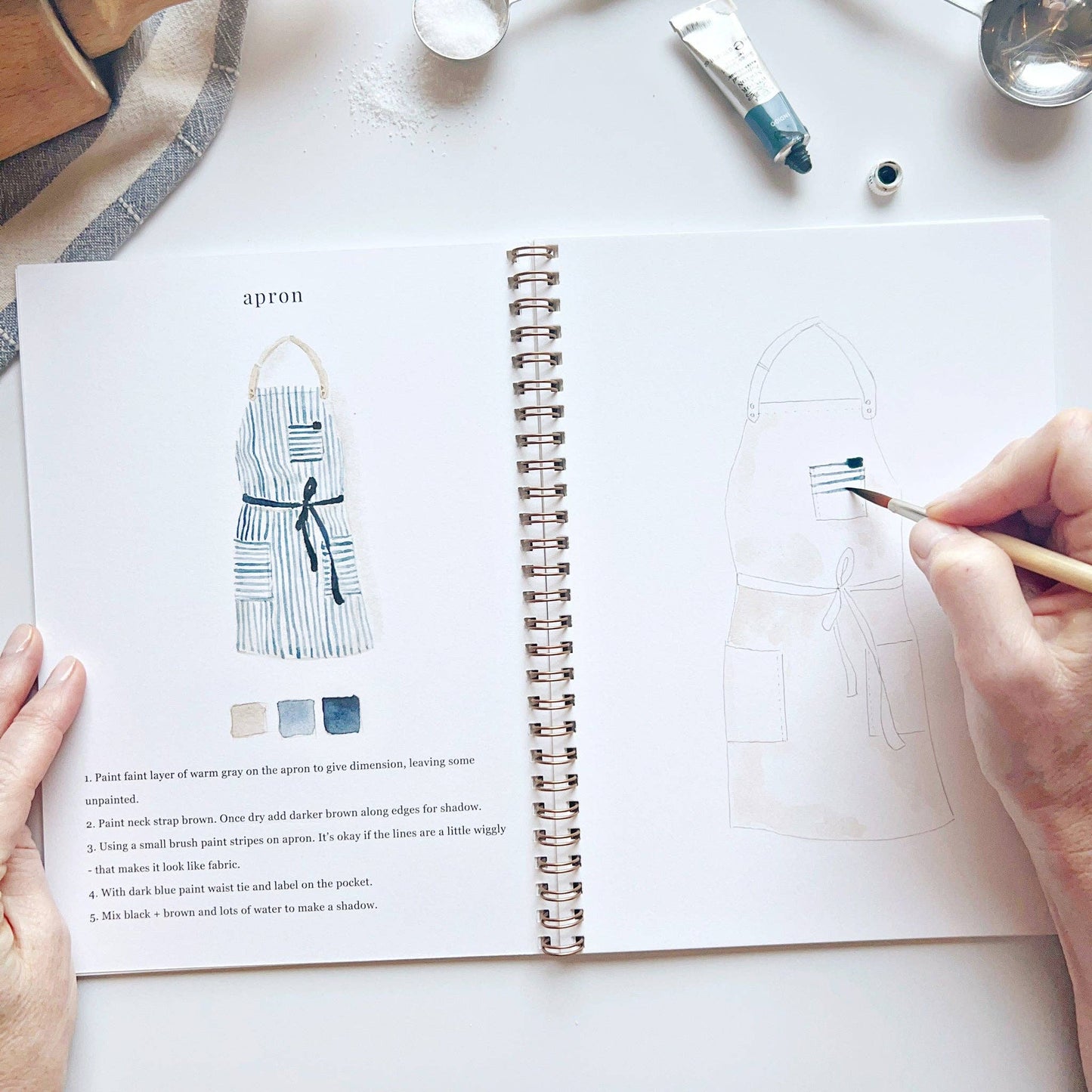 Emily Lex Studio - Baking watercolor workbook