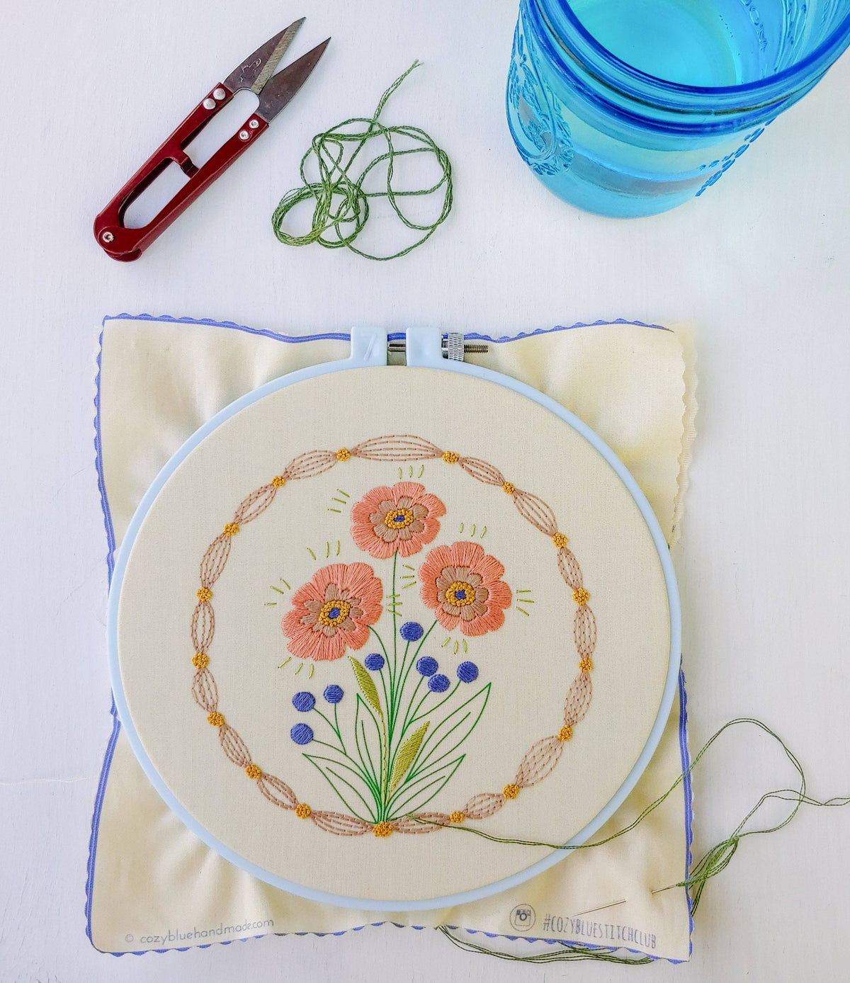 Cozy True Bloom Embroidery Kit