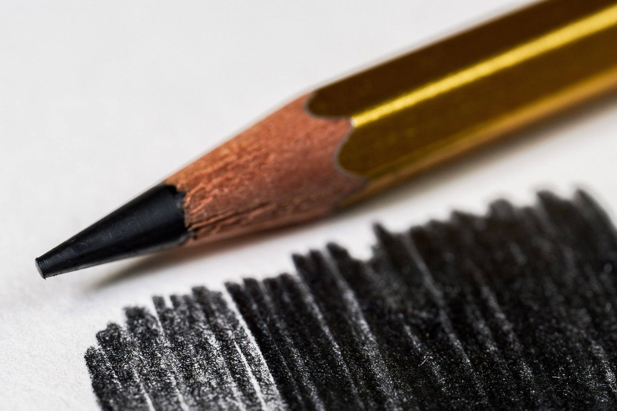 Eyeball Pencil Co. Calligraphy Pencil, 4B Gold