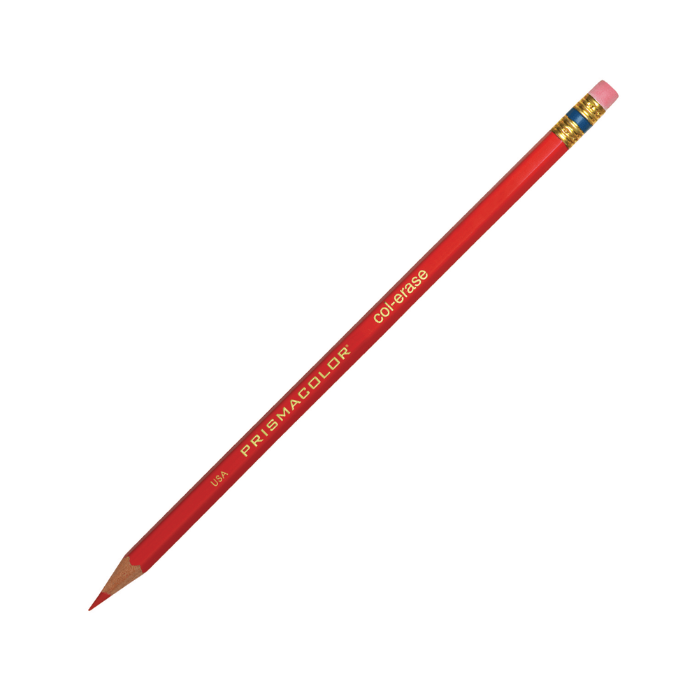 PRISMACOLOR COL-ERASE PENCIL CARMINE RED
