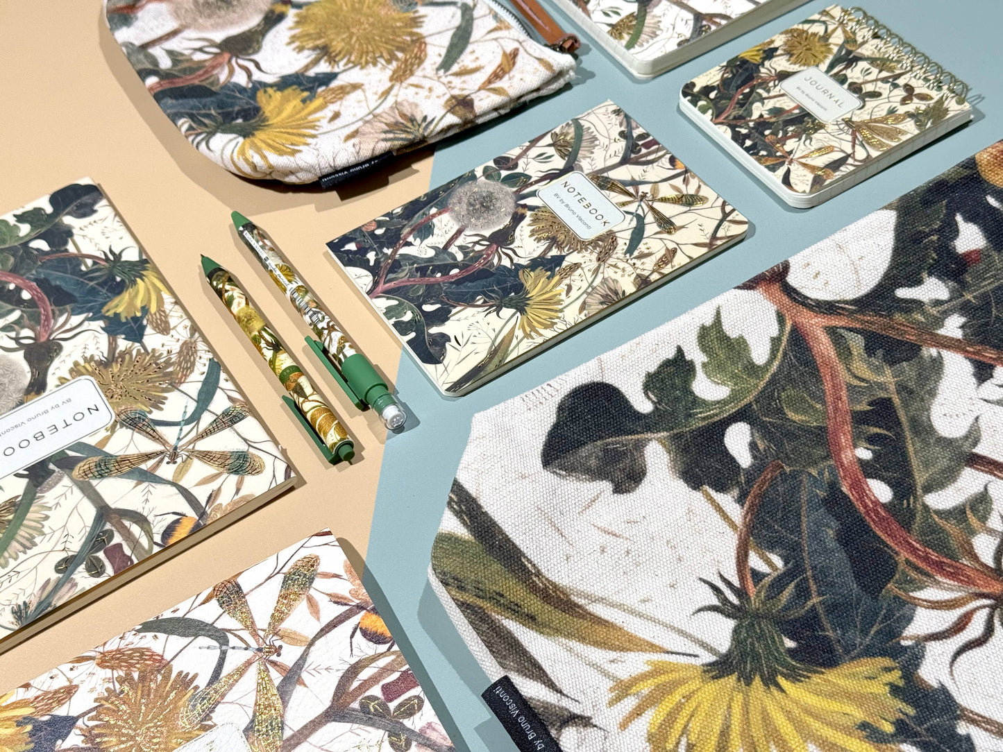 BV by Bruno Visconti A6 Passport Notebook -  Summer Greens