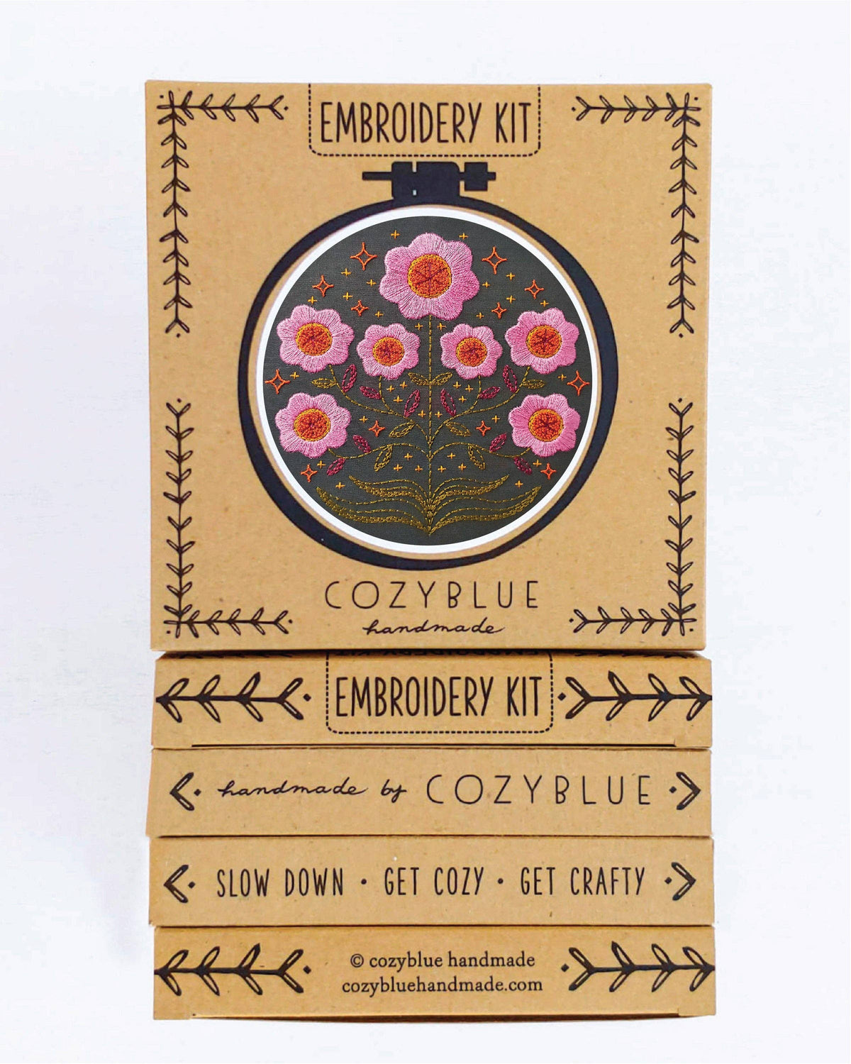 Cozy Blue Enchanted embroidery kit