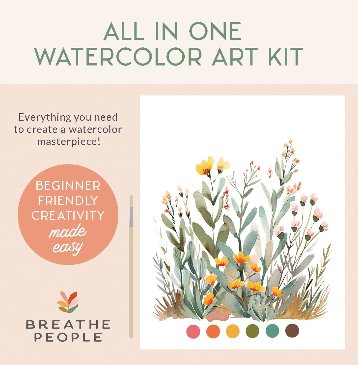 Breathe People - All-In-One Watercolor Kit