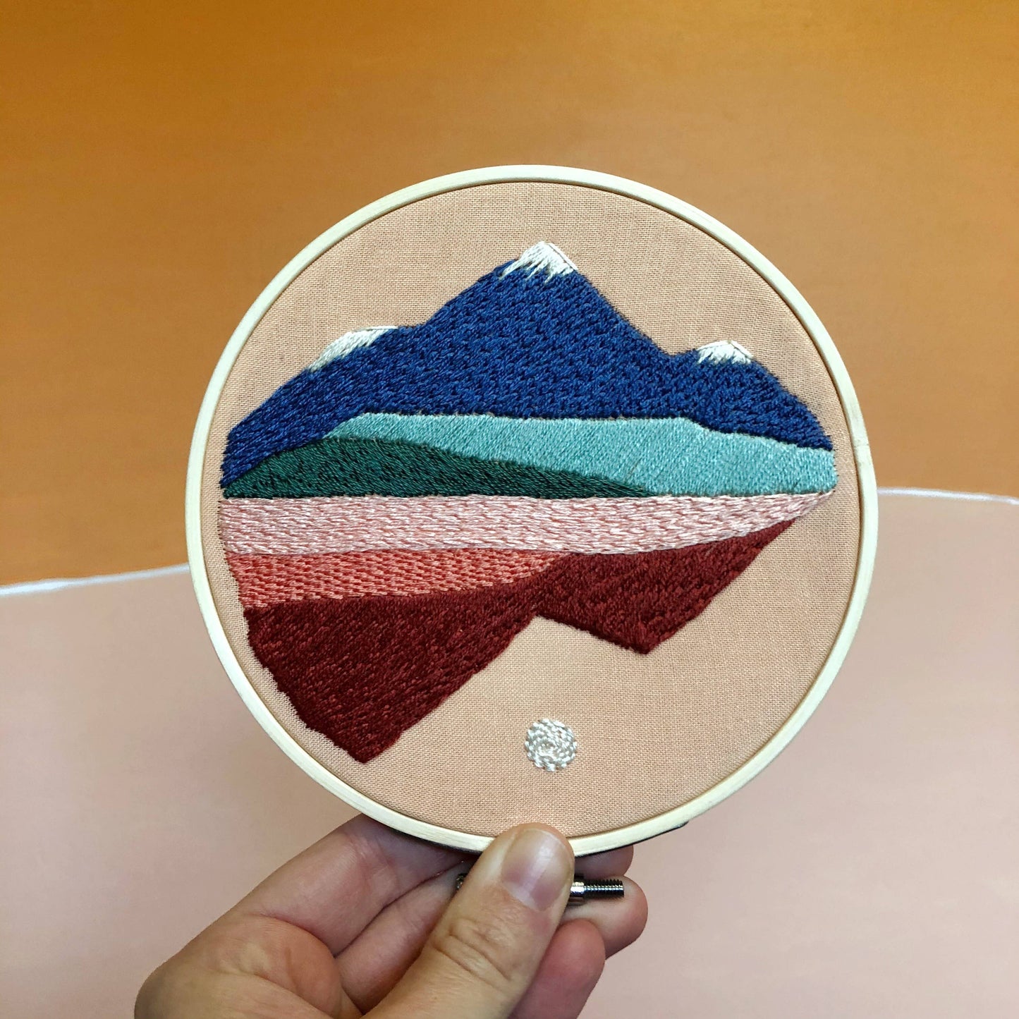 Mountainscapes - Intermediate Hand Embroidery DIY Craft Kit