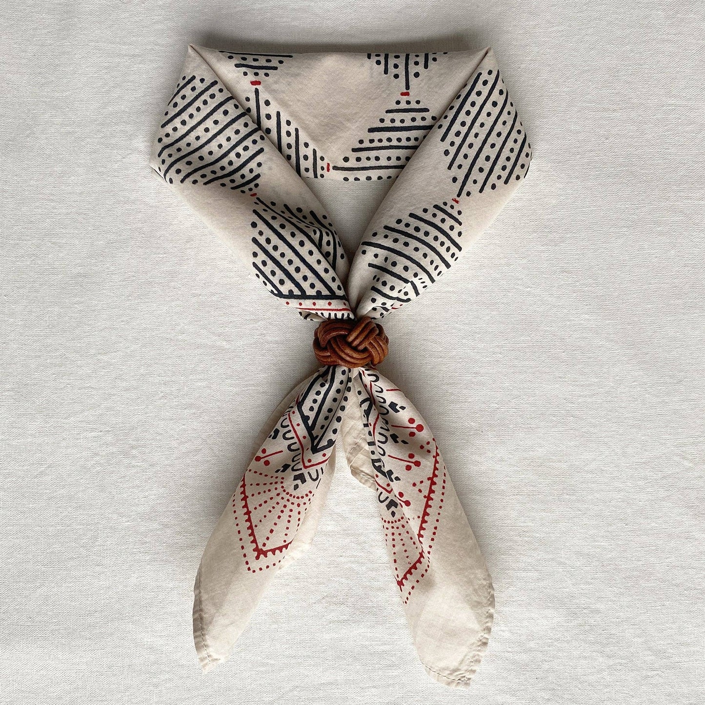 Braided Leather Slide