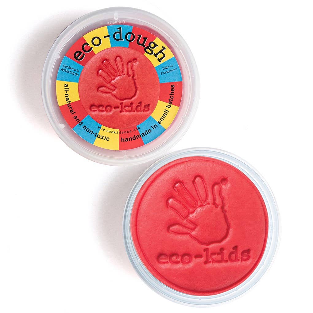 Eco-Dough (3-Pack) - Natural, Non-Toxic Primary Colors