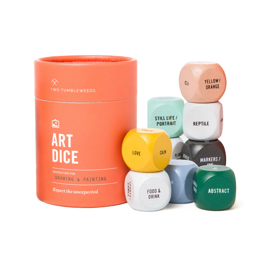 Two Tumbleweeds Art Dice - Inspiration for Drawing & Painting