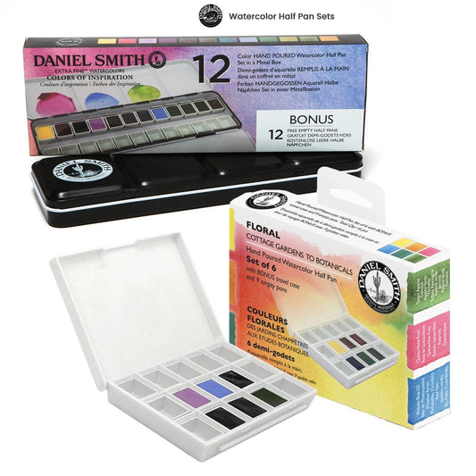 Daniel Smith Hand Poured Half-Pan Watercolor Sets