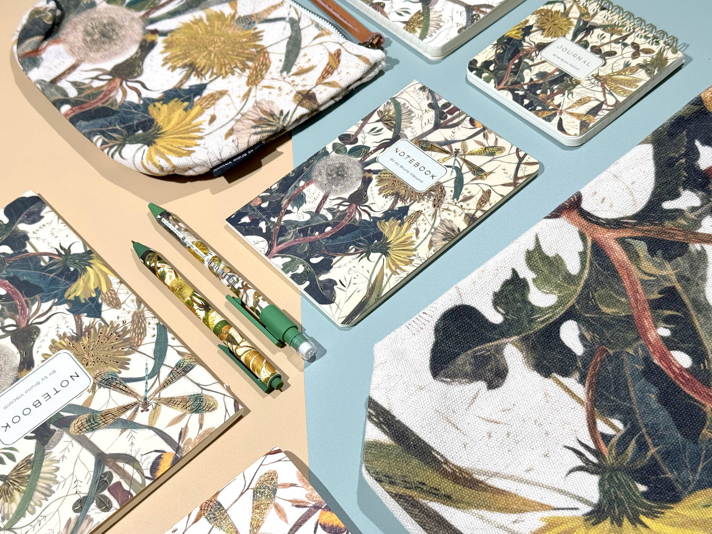 BV by Bruno Visconti A6 Passport Notebook -  Summer Greens