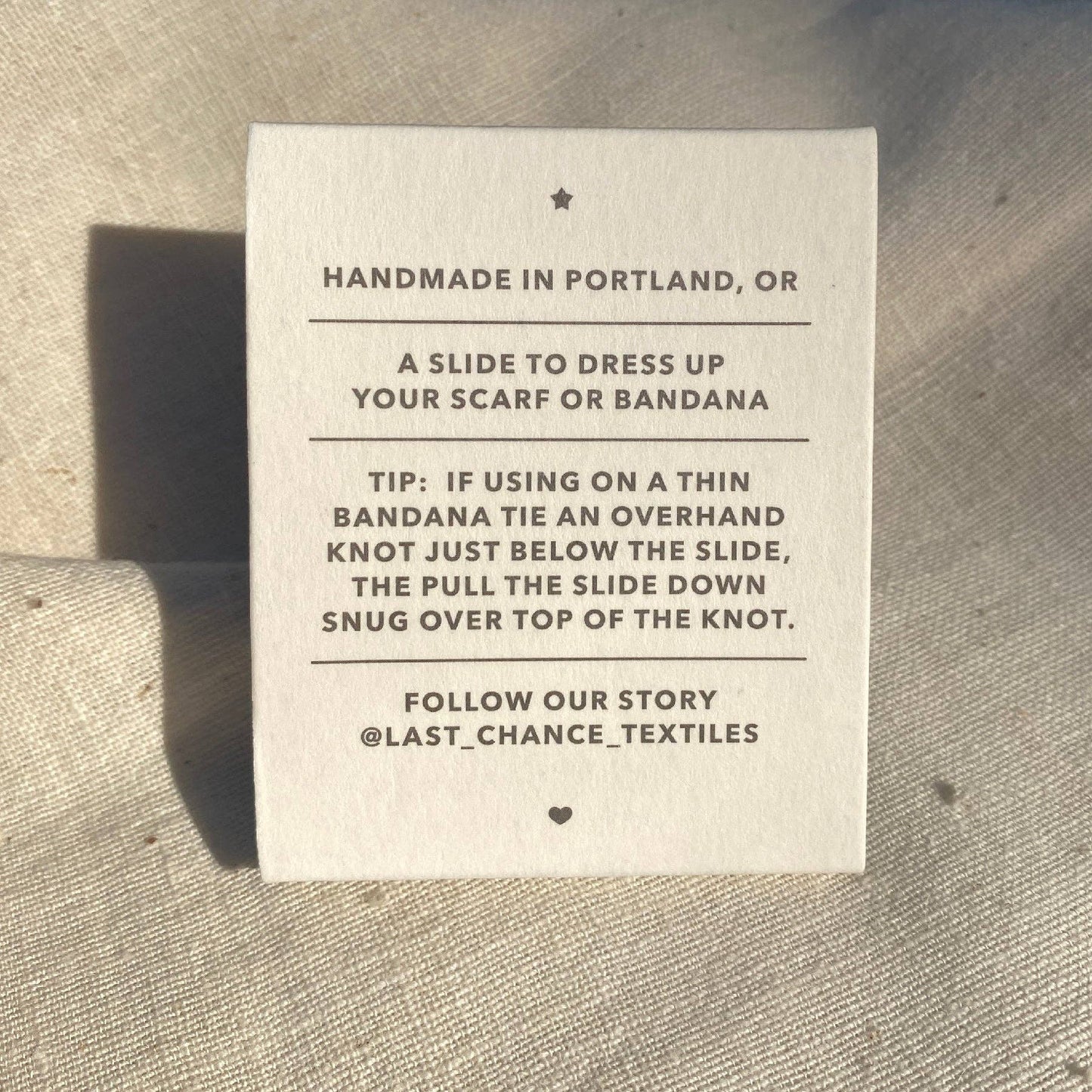 Braided Leather Slide