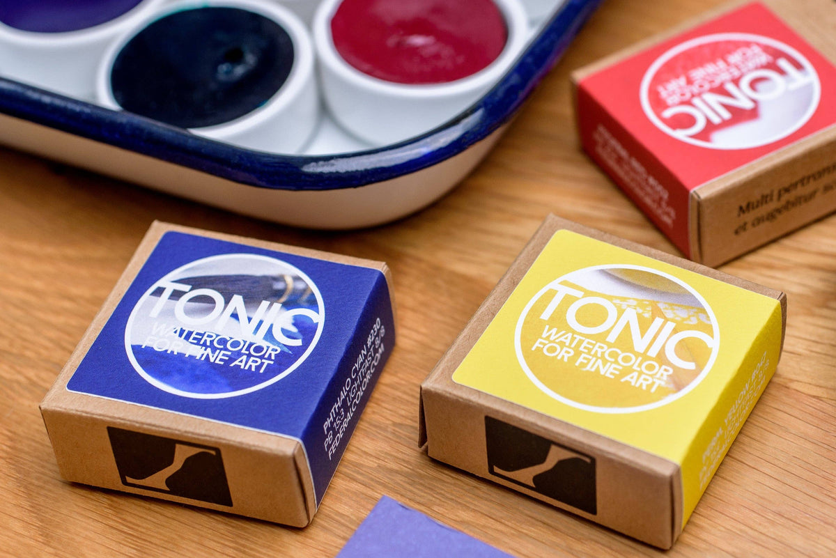 Federal Color Tonic Watercolor, Core Mixing Set of 6
