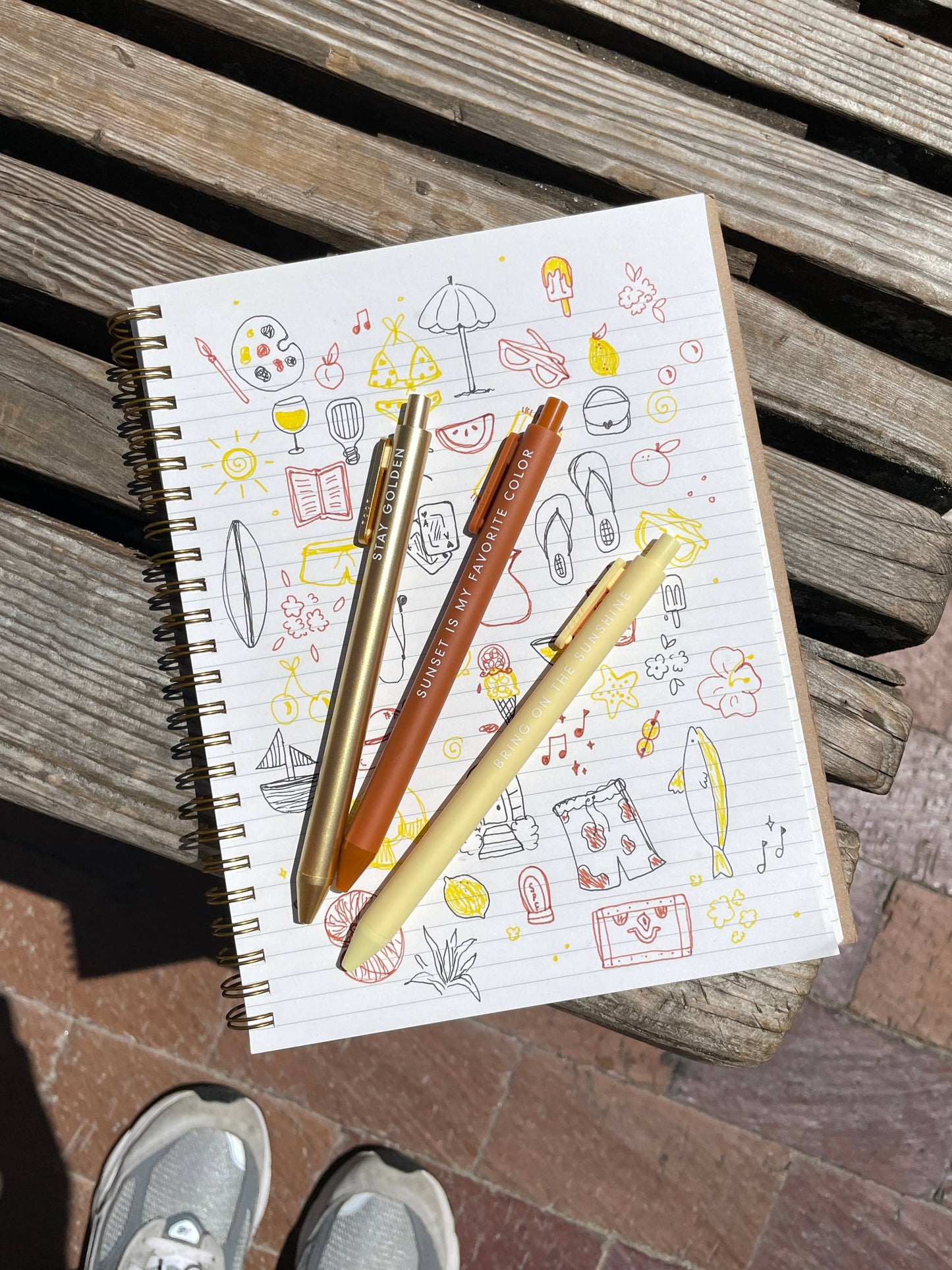 Ruff House Print Shop Jotter Gel Pen: Set of 3