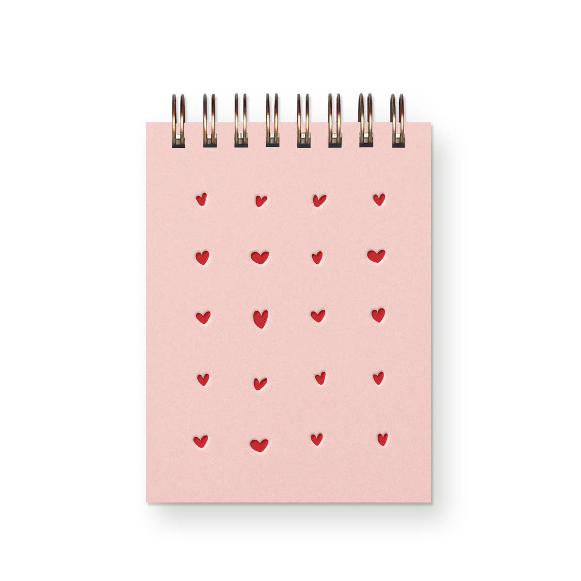 Ruff House Print Shop Heart Grid Mini Jotter Notebook