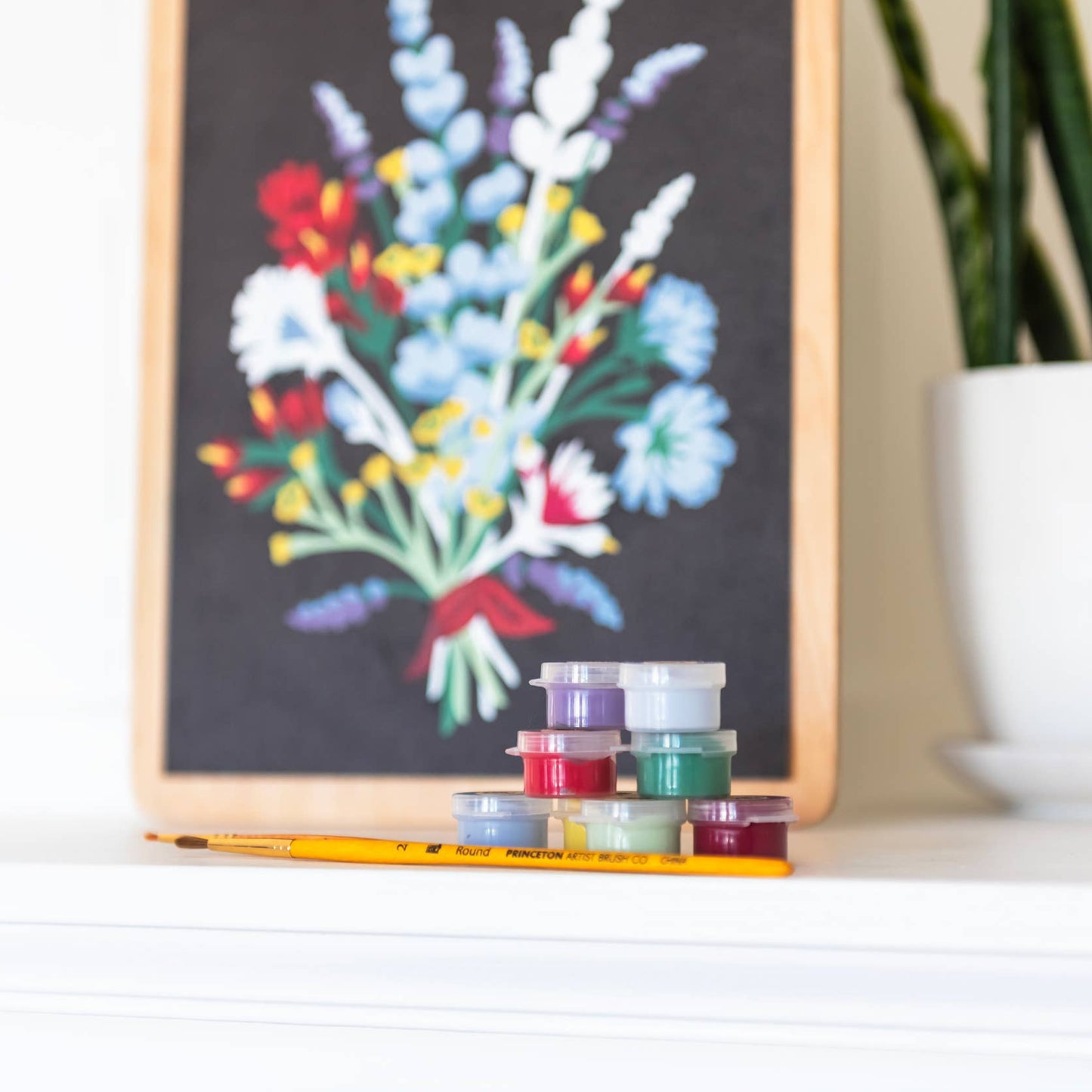Oregon Wildflower Bouquet Paint-by-Number Kit