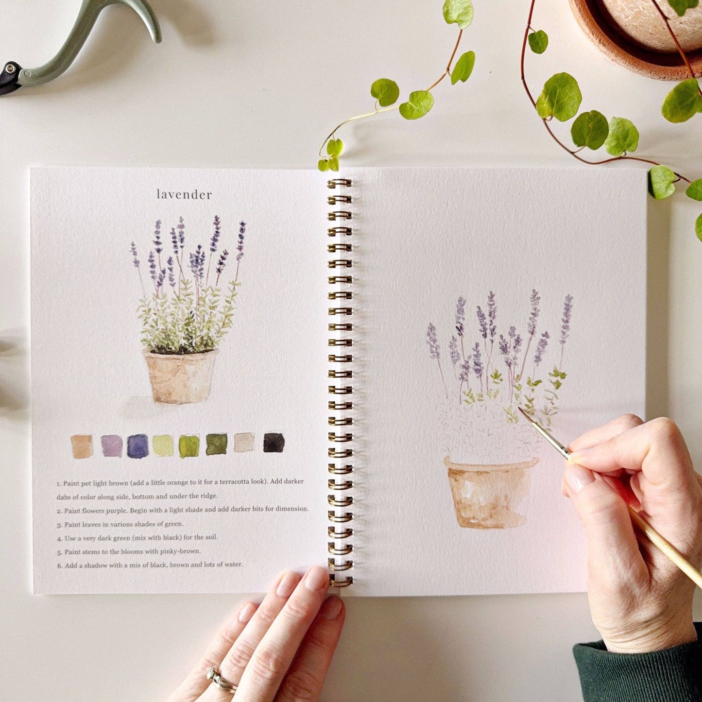 Emily Lex Studio - Garden watercolor workbook