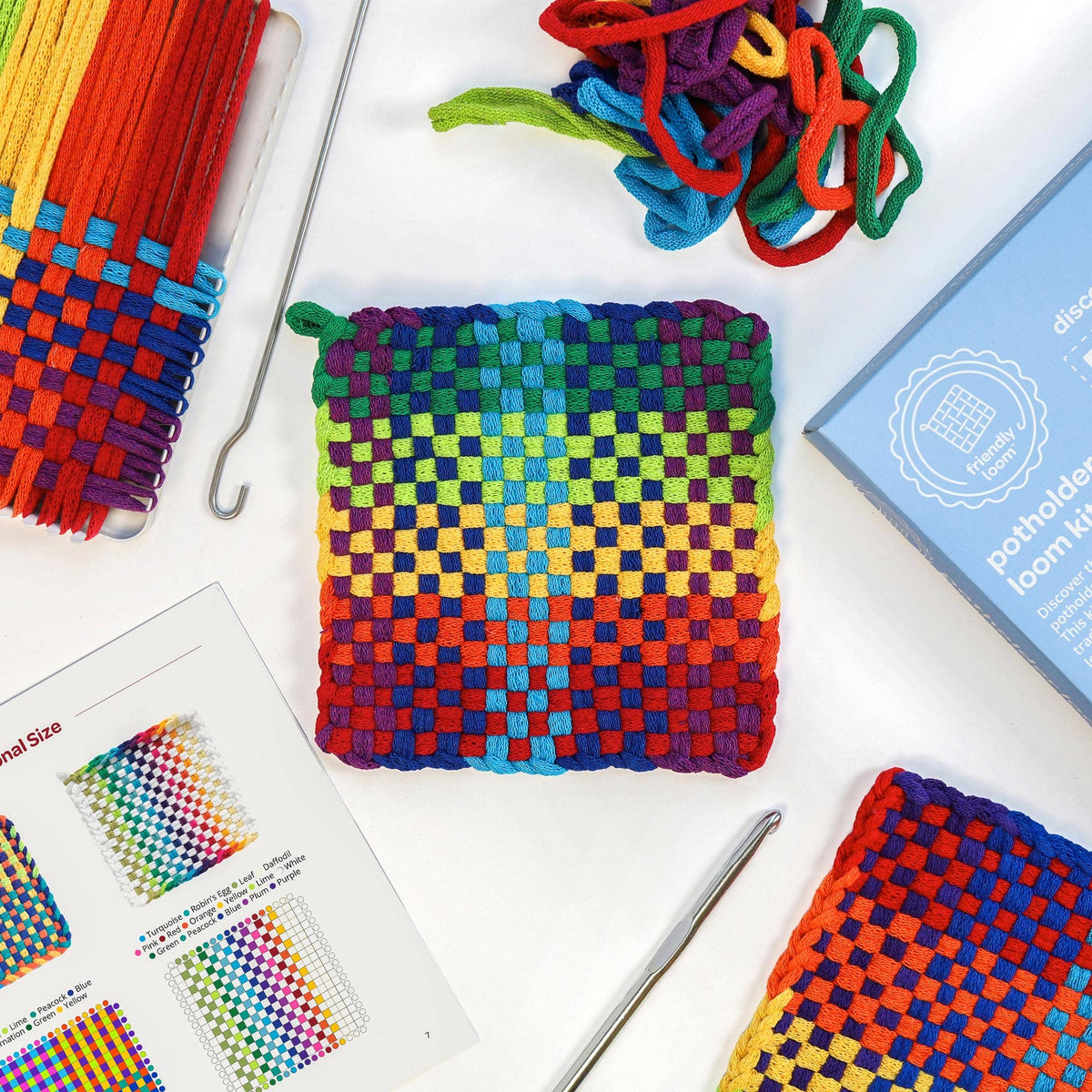 Friendly Loom 7" Potholder Loom Plus (Traditional)