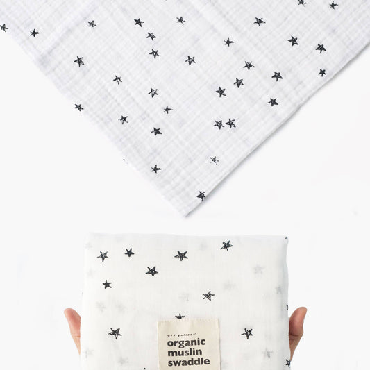 Wee Gallery - Organic Muslin Swaddle - Stars
