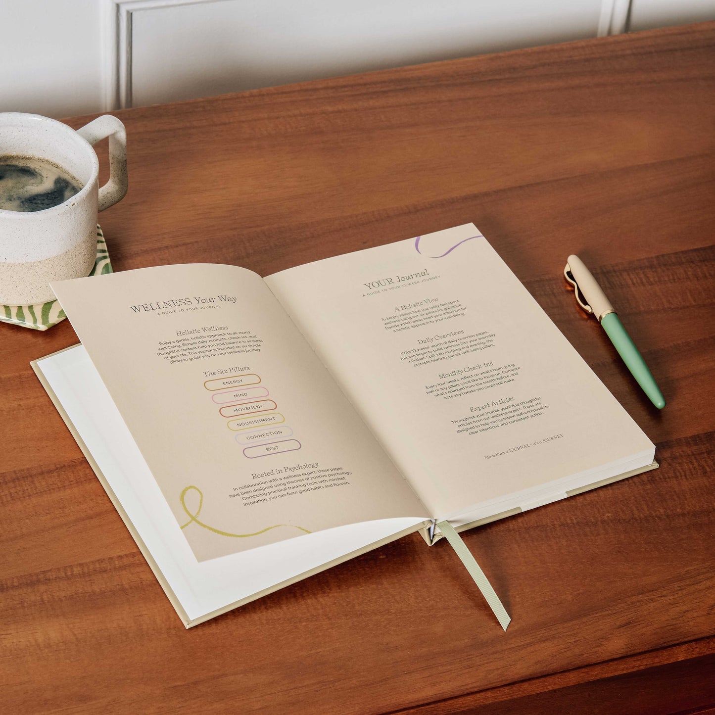 Papier Guided Wellness Journal, A5 Hardcover