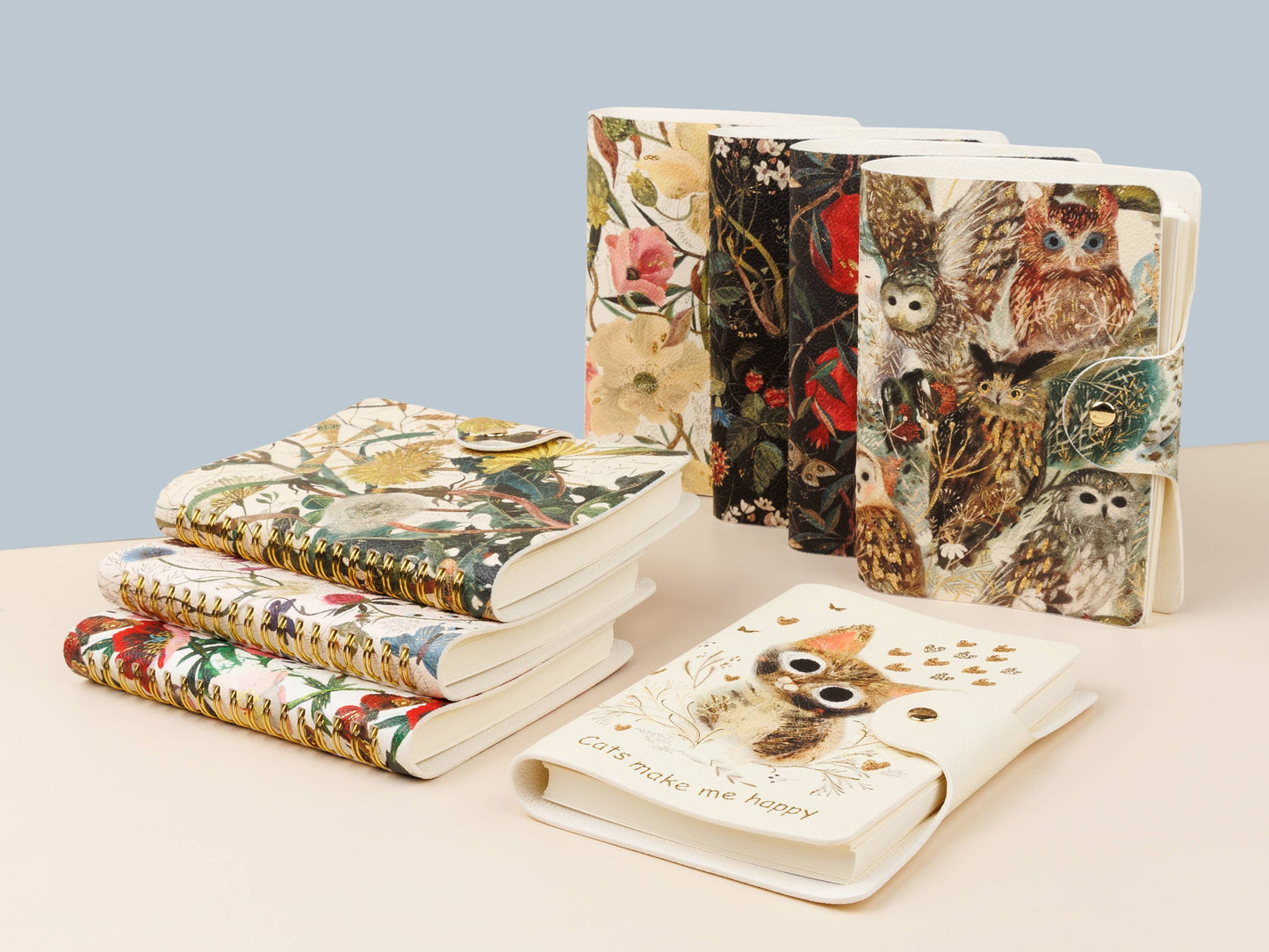 Snap Close Diary B6 - Forest Flowers