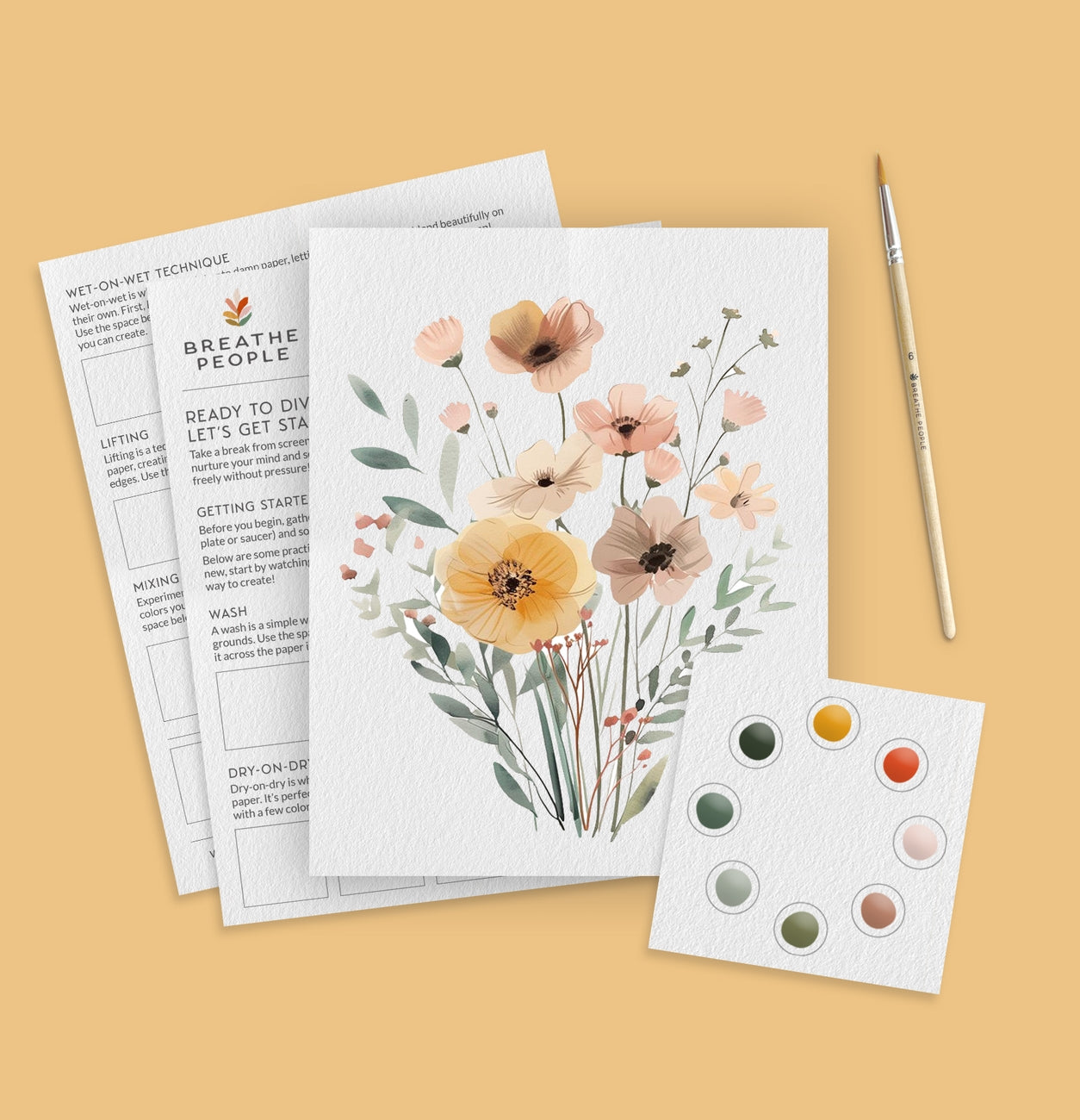Breathe People - All-In-One Watercolor Kit