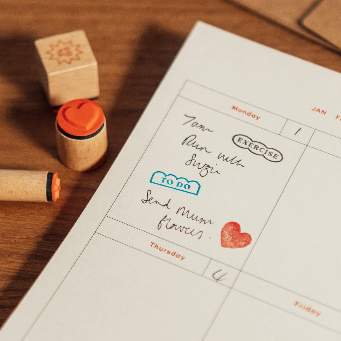 Planner Stamp Set, Stamps & Ink - Good Day