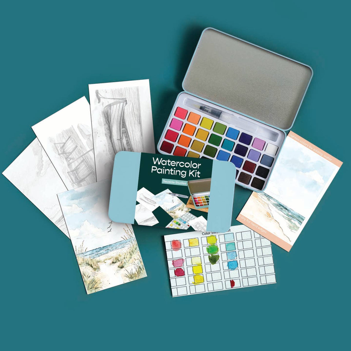 KANKAN Cate Paper Co.Watercolor Painting Kits
