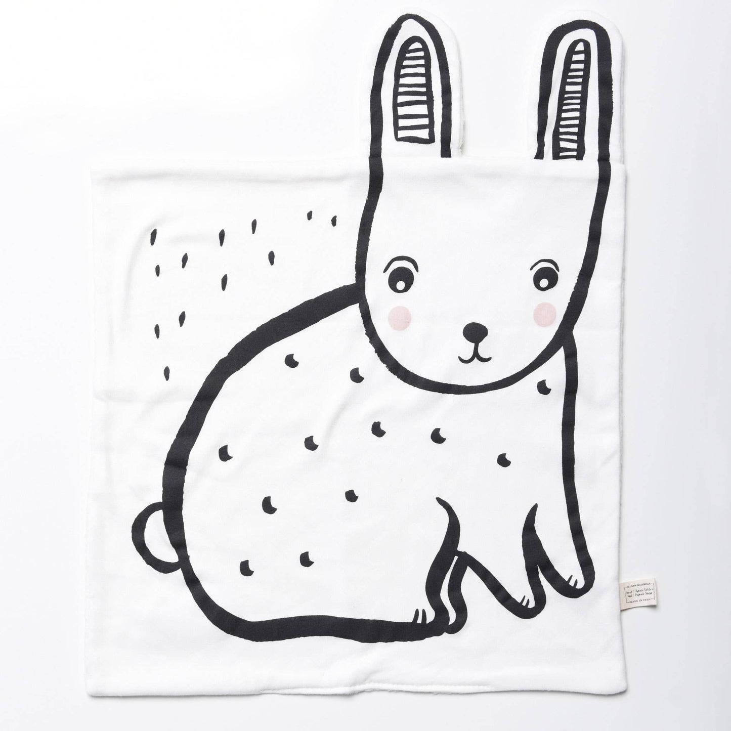 Wee Gallery Bunny Snuggle Blanket - Organic Cotton Baby Lovey