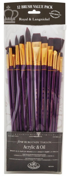 Royal Brush Long Handle 12pc Sets