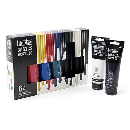 Liquitex BASICS 6-Color Acrylic Set