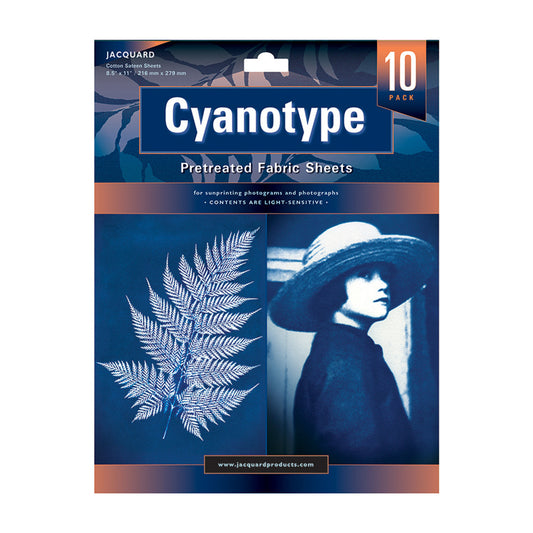 Jacquard Cyanotype Fabric 8.5" x 11"