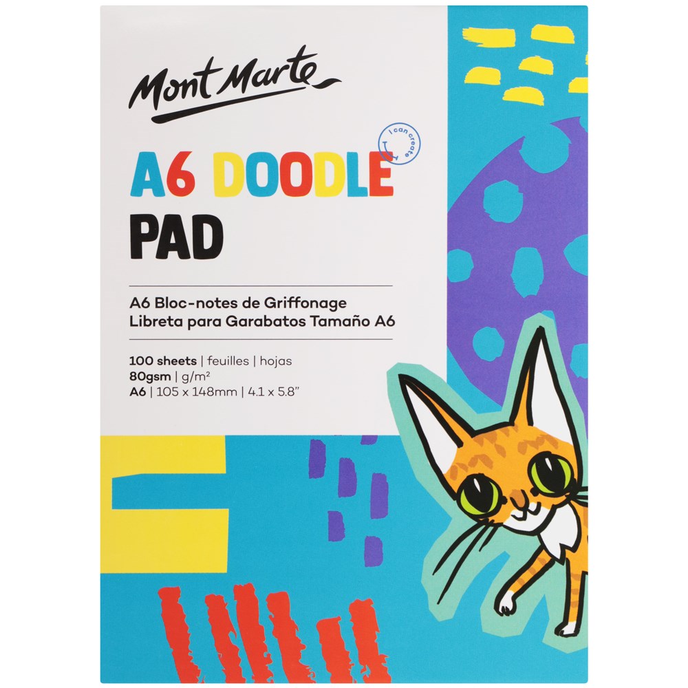 Mont Marte Doodle Pad A6 100 Sheets