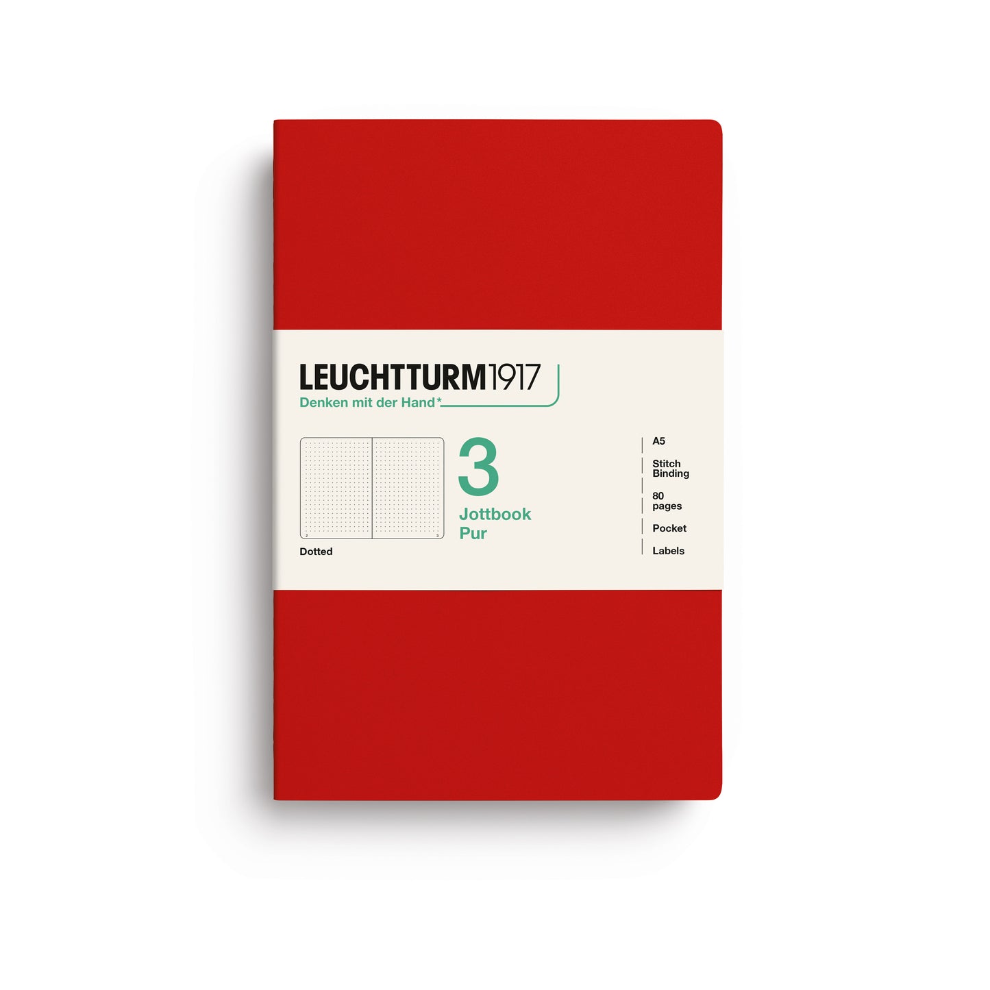 Leuchtturm 1917 Blank Jottbook 3 Pur