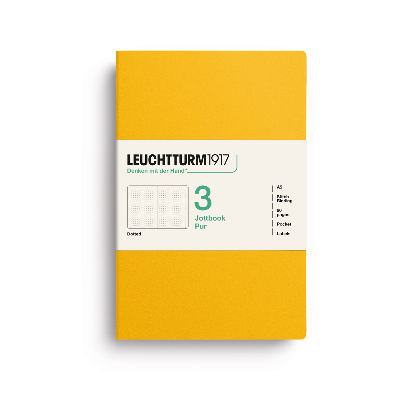 Leuchtturm 1917 Blank Jottbook 3 Pur