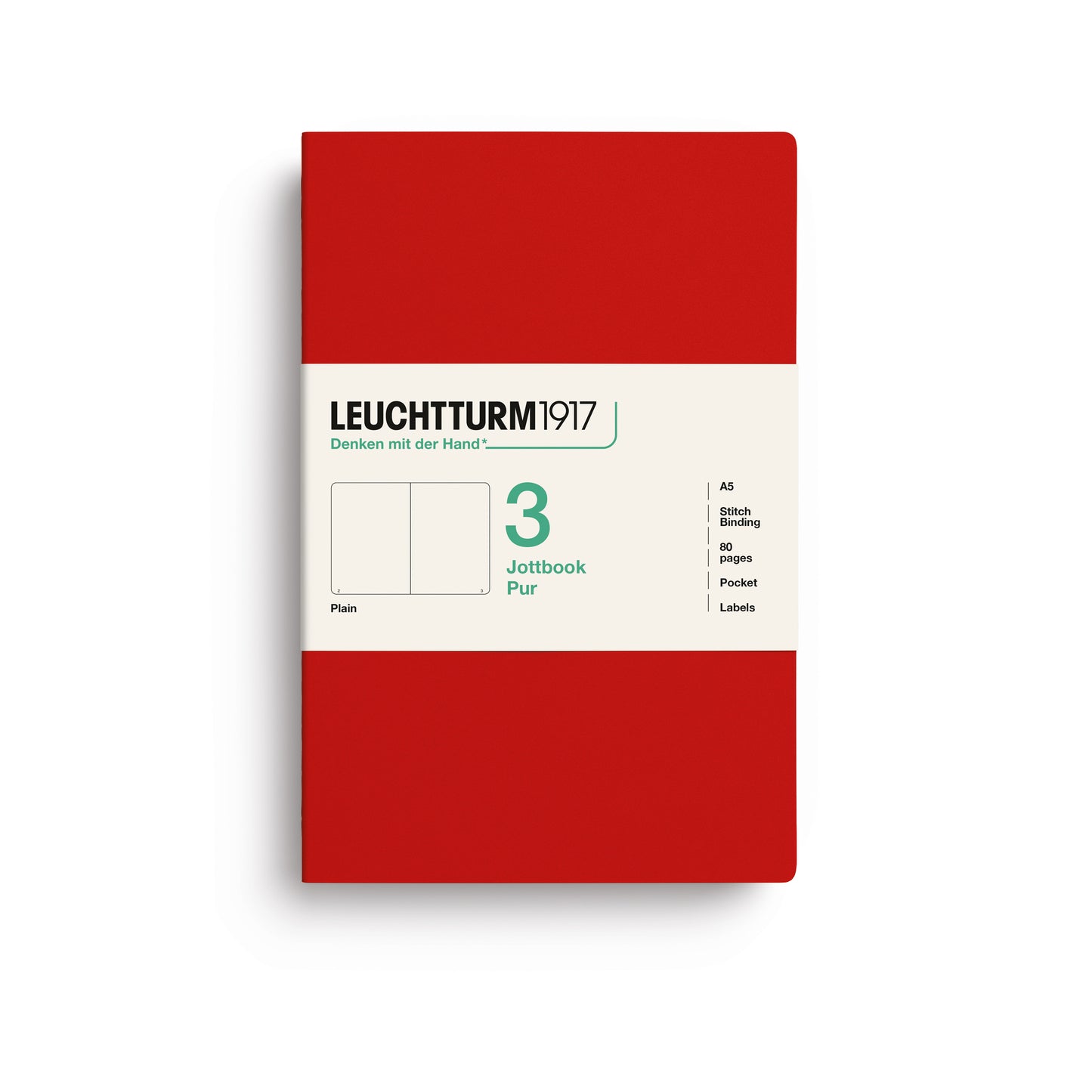 Leuchtturm 1917 Blank Jottbook 3 Pur