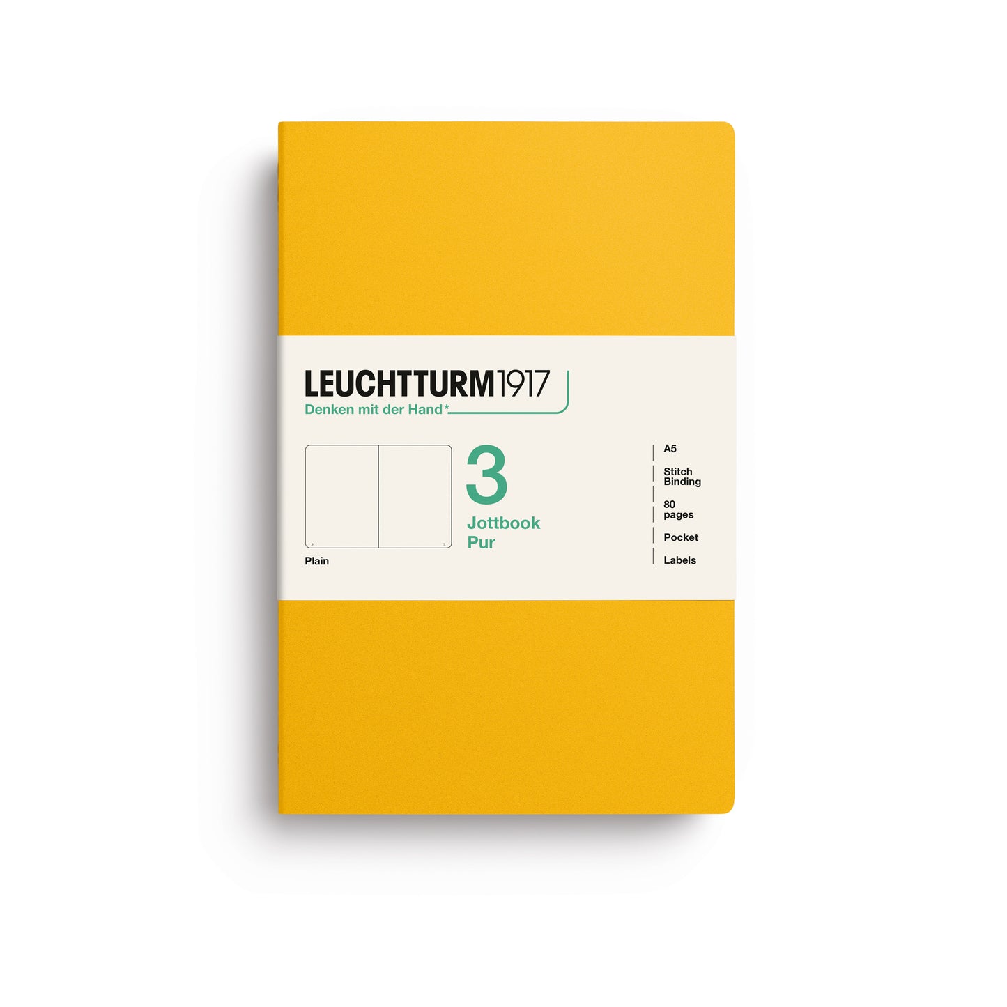 Leuchtturm 1917 Blank Jottbook 3 Pur