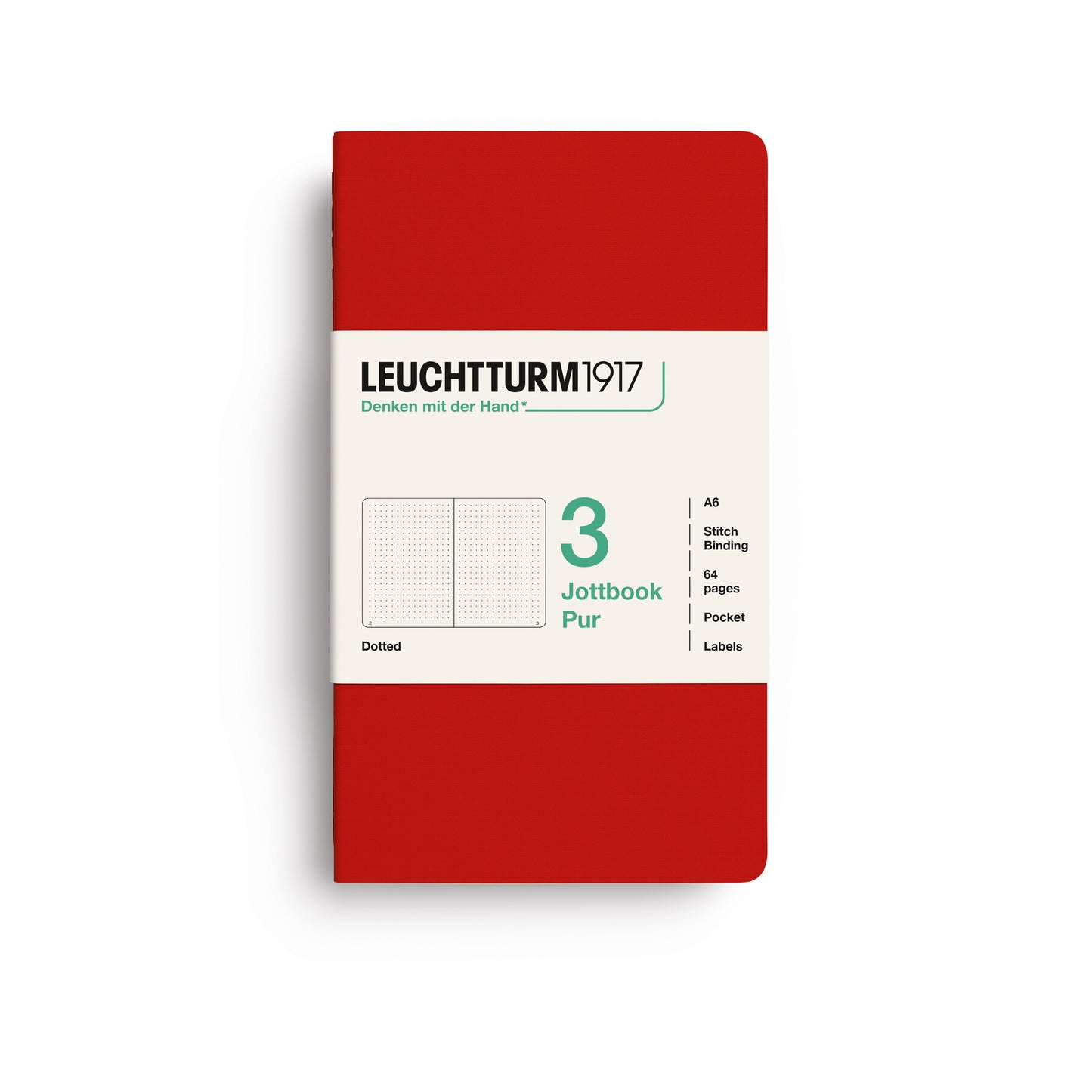 Leuchtturm 1917 Blank Jottbook 3 Pur