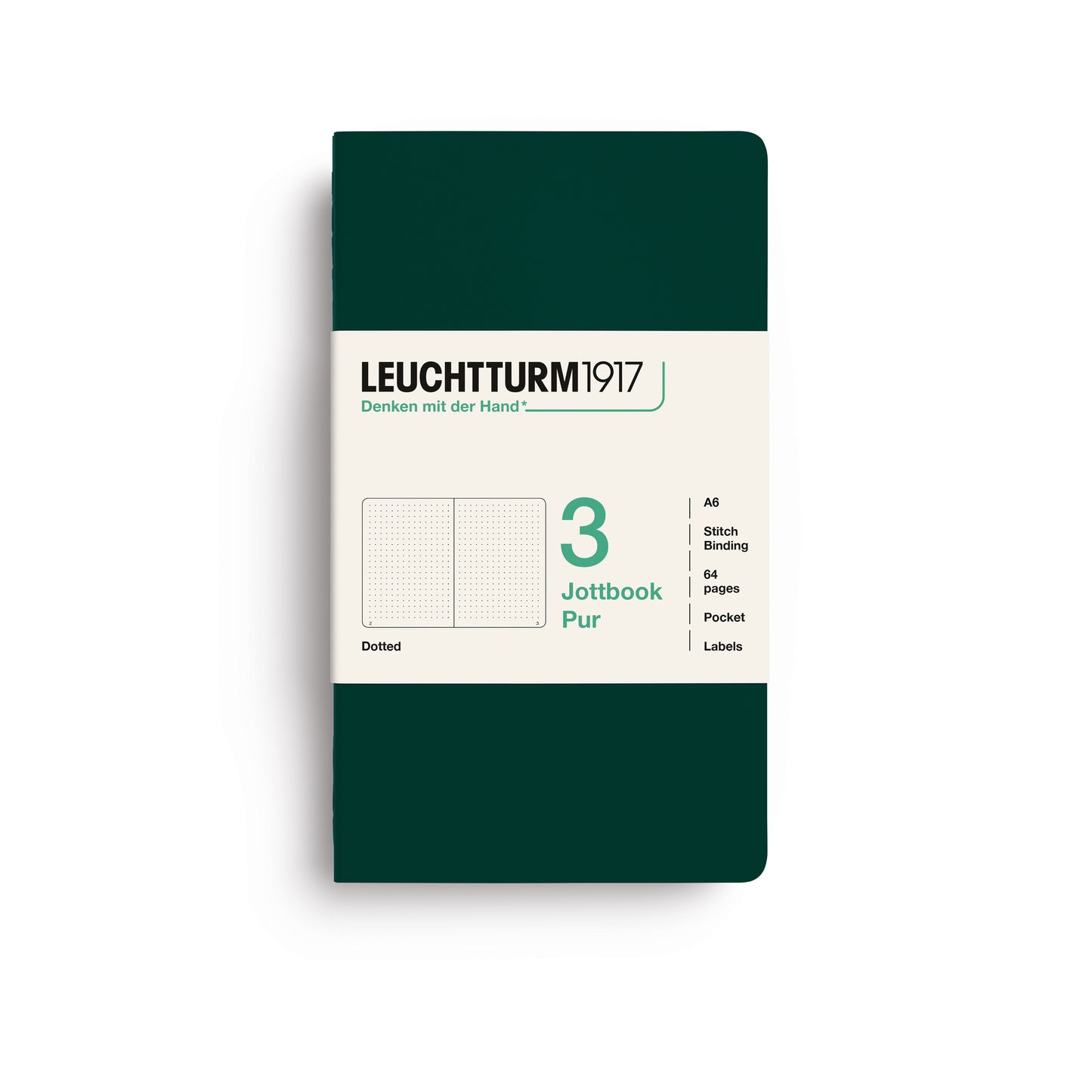 Leuchtturm 1917 Blank Jottbook 3 Pur