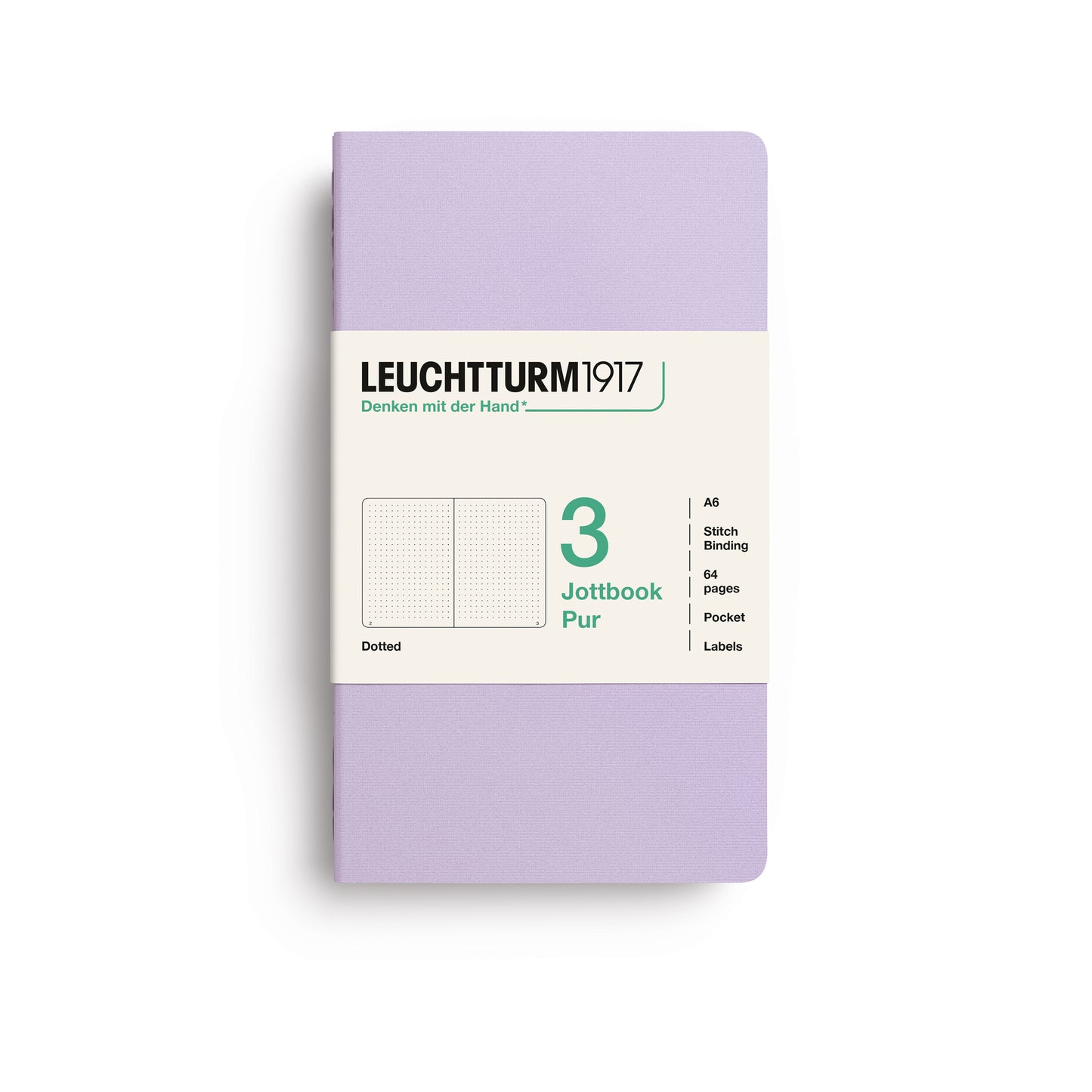 Leuchtturm 1917 Blank Jottbook 3 Pur
