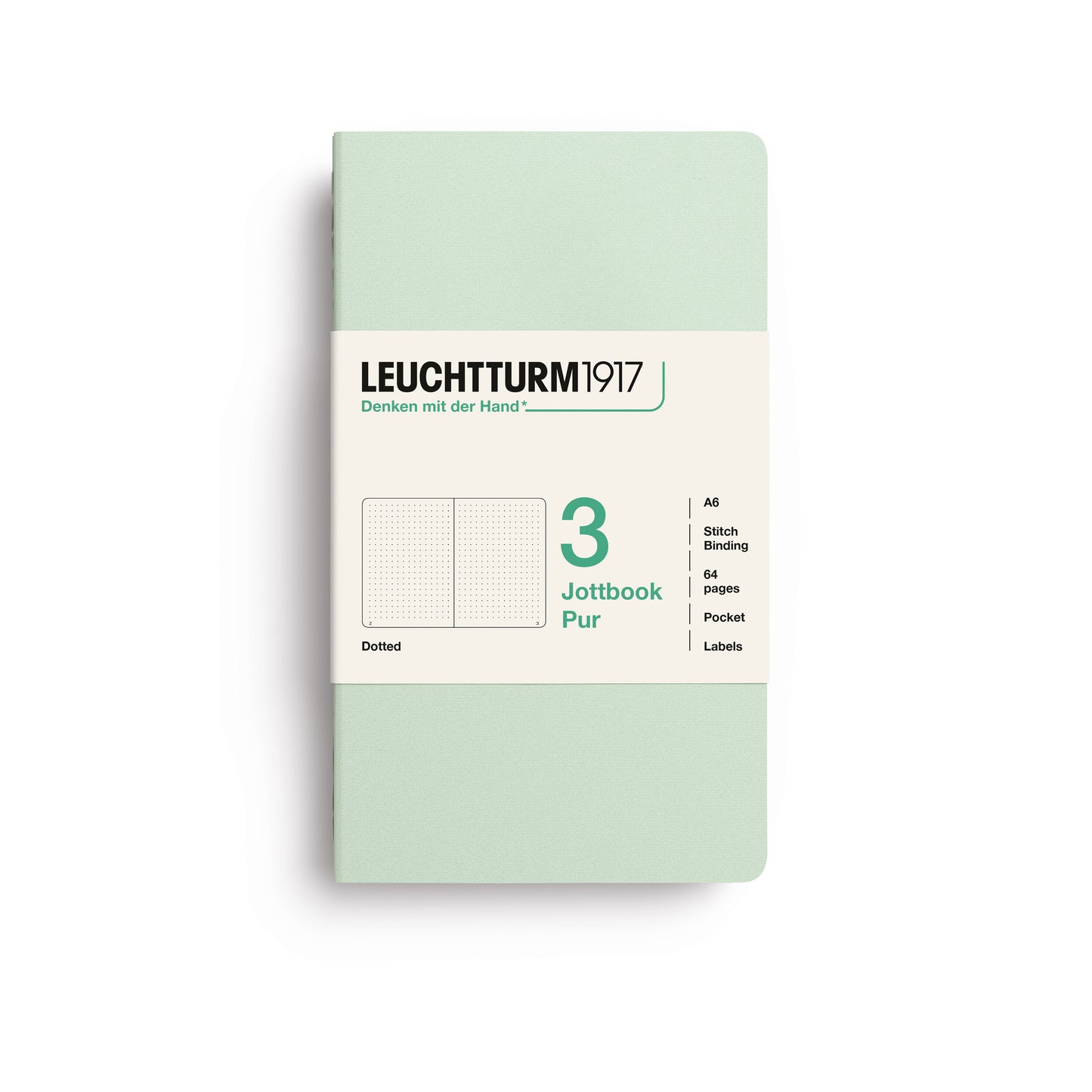 Leuchtturm 1917 Blank Jottbook 3 Pur