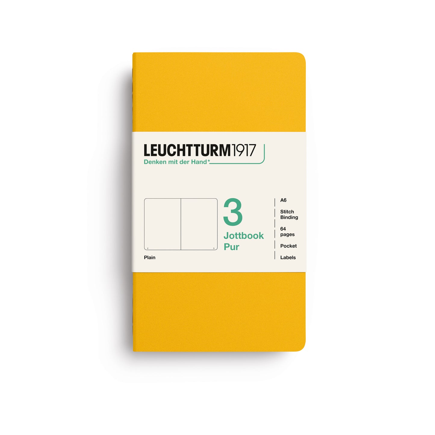 Leuchtturm 1917 Blank Jottbook 3 Pur