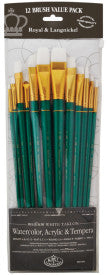 Royal Brush Long Handle 12pc Sets