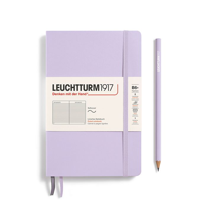 Leuchtturm1917 Classic Paperback Lilac Notebook Composition (B6+)